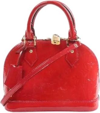 Louis Vuitton Pre-owned Mini Bags, female, Red, Size: ONE SIZE Pre-owned Alma BB