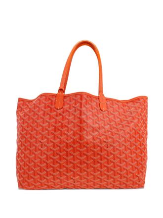 Goyard 2010 Saint-Louis tote bag - women - Leather/Canvas - One Size - Orange