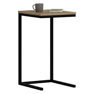 Dmora Mesa De Sal&oacute;n Tembin, Revistero, Forma Rectangular, Tono De Tablero Nogal, 35x40x65h Cm Marr&oacute;n Nogal