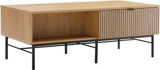 Macabane Mesa de centro de 2 cajones