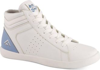 Andrea Womens High Top Classic Sneakers In White
