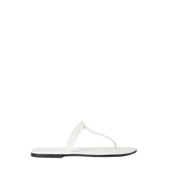 Toteme Flip Flops, female, White, Size: 6 US T-Strap Sandals