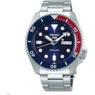 Seiko Accessoires, Heren, Blauw, ONE Size, 5 Sports Automatisch Horloge