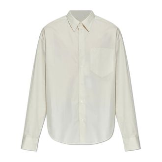 Ami unisex, Overhemden, Beige, Maat: S Katoen