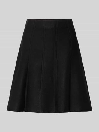 Apricot Minirock aus Viskose-Mix mit elastischem Bund in Black, Gr&ouml;&szlig;e XL