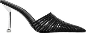 Naked Wolfe Heels - Dames - Muiltjes - Zwart - 38 EU - Schoenen