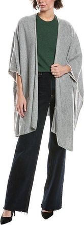 Vince Tipped Jersey Knit Cashmere Cape