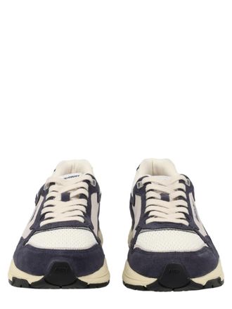Autry Hyperway Low Suede Mesh Layered Sneakers