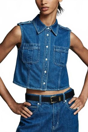 Frame Denim Major Utility-Style Shirt In Regulation