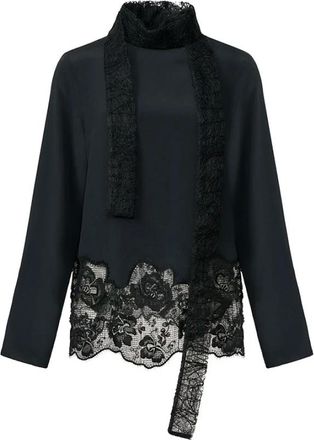 Fabiana Filippi Overhemden, Dames, Zwart, L, Blouse
