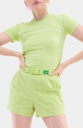 Halfdays Rosalie Trail Shorts in Pistachio at Nordstrom Rack, Size Medium