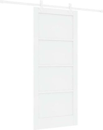 vidaXL Puerta Corredera Manual Blanco 86 X 198.5 Cm Vidaxl