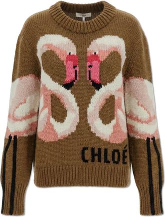 Chlo&eacute; Mujer, Jerseys, Marr&oacute;n, Talla: M