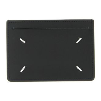 Maison Margiela Wallets & Cardholders, unisex, Black, ONE SIZE, Leather Small Cardholder