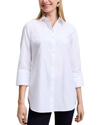 Foxcroft Madison 3/4-Sleeve Tunic Shirt