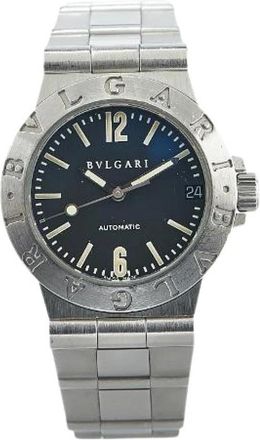 Bulgari Pre-owned Watches, female, Black, Size: ONE SIZE Pre-owned Stainless Steel watches