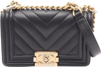 Chanel Pre-owned Borsa a Spalla Boy in Pelle dAgnello - - Pre-owned - Donna - Nero - ONE SIZE