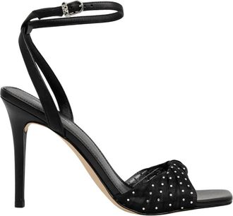 Michael Kors Schoenen, Dames, Zwart, 41 EU, Leer, Kiana Sandal