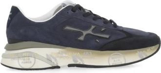 Premiata Moerun 7776 - Heren - Sneakers - Blauw - 43 EU - Leer - Schoenen