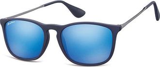 Montana Eyewear MS34 MS34A Womens Sunglasses Blue Size 54