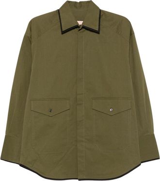 Plan C Utility Shirt - Dames - Overhemden - Groen - S - Overhemden