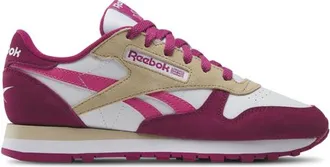 Reebok Womens Classic Leather - Shoes True Pink/Very Berry/White Size 05.0
