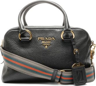 Prada 2015-2025 leather tote bag - Zwart