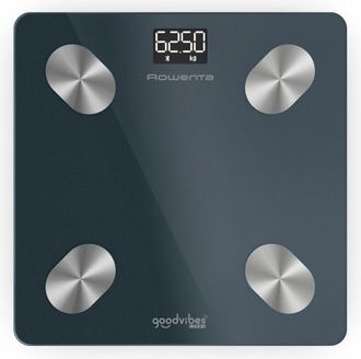 Rowenta Br9620 B&aacute;scula De Ba&ntilde;o Plaza Gris B&aacute;scula Personal Electr&oacute;nica