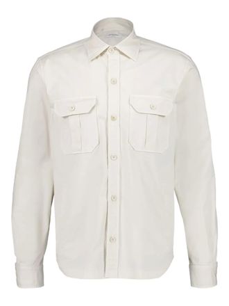Boglioli pocket cotton shirt - White