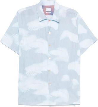Paul Smith Camicia con stampa astratta - Blu