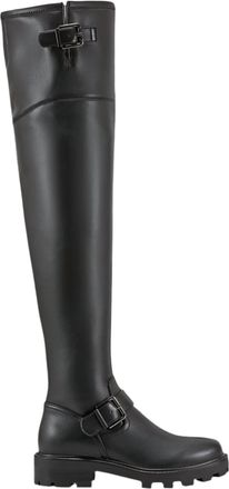 Marc Fisher Womens Ganven Lug Sole Over The Knee Boots In Black