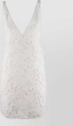 Michael Kors lace overlay dress sleeveless v neckline