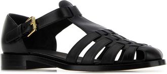 Churchs Womens Kelsey Flat Black Leather