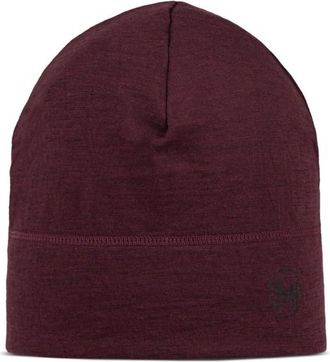 Buff Lightweight Merino Wool Hat M&uuml;tze - Unisex | rot