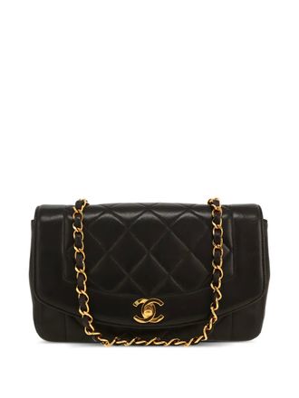 Chanel 1994 Diana quilted shoulder bag - Black
