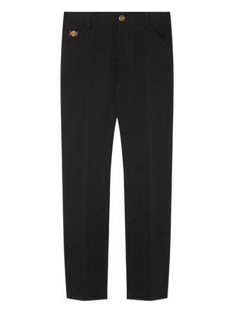 Versace cotton trousers - Black