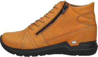 Wolky Waarom Enkellaarsjes - Dames - Veterlaarzen - Geel - 38 EU - Wol - Schoenen