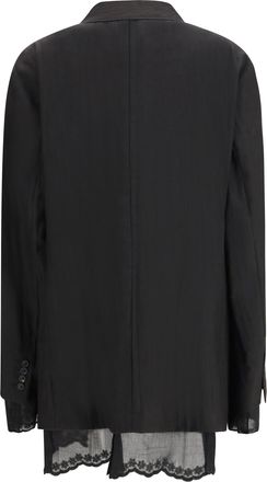 Our Legacy Reversible Drip Single Breasted Blazer - Black