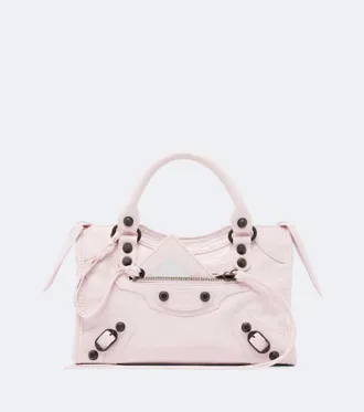 Balenciaga Le City Mini leather top-handle bag