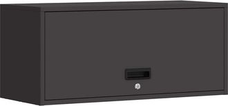 vidaXL Armario De Pared Para El Garaje Negro 80 X 33 X 35 Cm Vidaxl