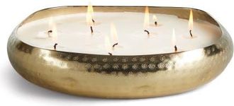 Napa Home & Garden Cashmere 10-Wick Candle Tray in Gold at Nordstrom