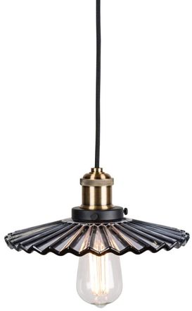 Globen Lighting Pendellampe Cobbler &oslash; 25 cm - Rauchglas