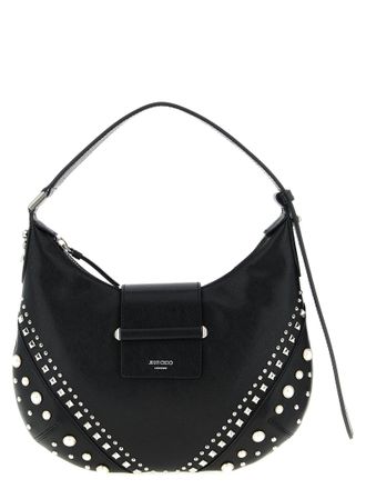 Jimmy Choo London White Lamb Leather Shoulder Womens Bag
