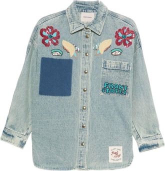 Front Street 8 Patchwork Denim Shirt