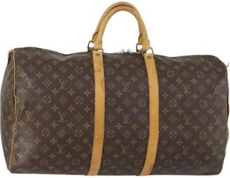 Louis Vuitton Pre-owned Weekend Bags, female, Brown, Size: ONE SIZE Pre-owned Vintage Weekend Bag