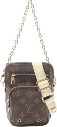 Louis Vuitton Pre-owned Cross Body Bag - Dames - Vintage Schoudertas - Bruin - ONE Size - Leer - Vintage