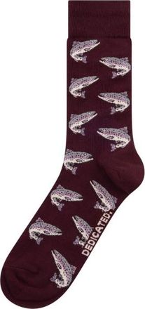 Dedicated Socks Sigtuna Trout Fig Multifunktionssocken - Unisex | rot