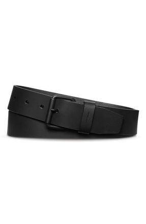 Shinola Rambler Leather Belt in Black at Nordstrom, Size 32