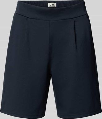 Ichi Shorts mit elastischem Bund Modell Kate in Marine, Gr&ouml;&szlig;e XXL