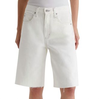 AG - Adriano Goldschmied Womens Hattie Short In Ivory Mist